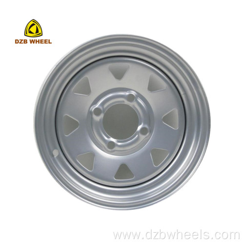 8 Spoke 4x100 14x5 Powder Coated Trailer Wheels